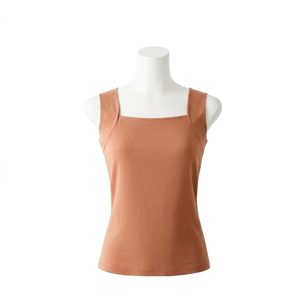 Bean Paste - Built-In Bra Comfort Shaper Tank